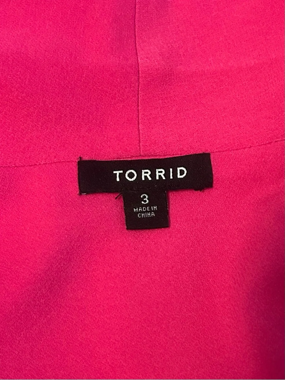 Torrid Studio Crepe Classic Blazer Women’s SZ 3X in Neon Fuchsia